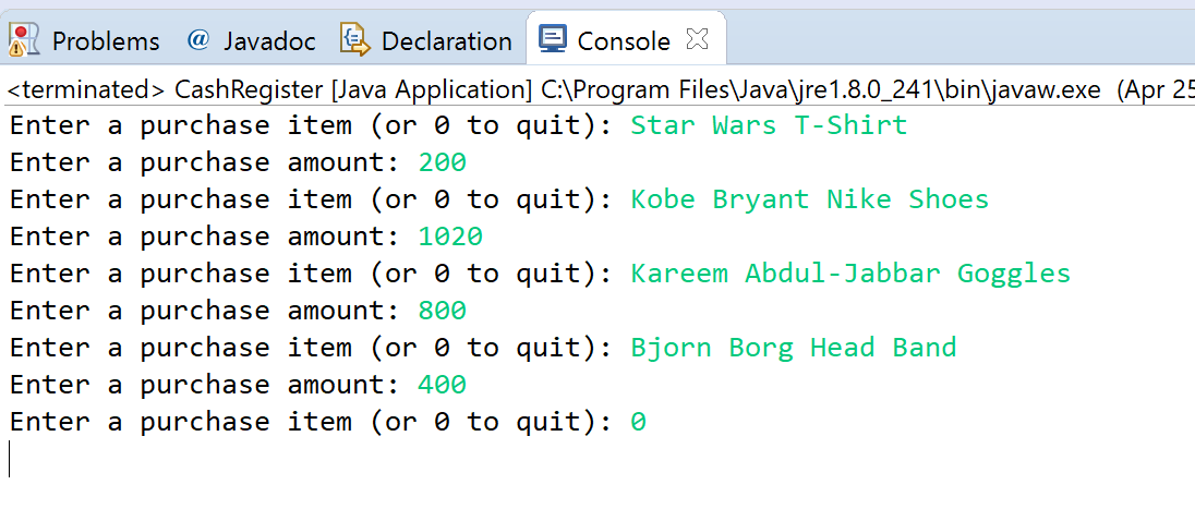 Solved Write a java program that will model an | Chegg.com