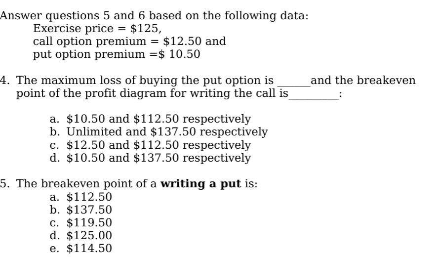 Solved Answer questions 5 and 6 based on the following data: | Chegg.com