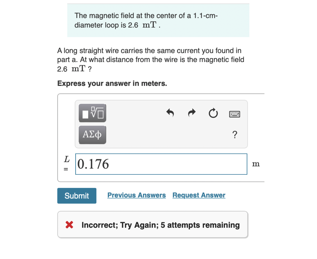 Solved The magnetic field at the center of a 1.1-cm- | Chegg.com