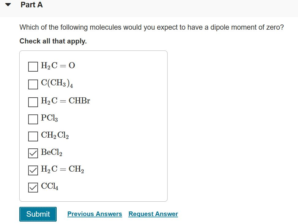 solved-which-of-the-following-molecules-would-you-expect-to-chegg