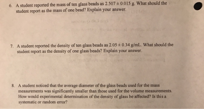 Solved 1. What is the difference between accuracy and | Chegg.com