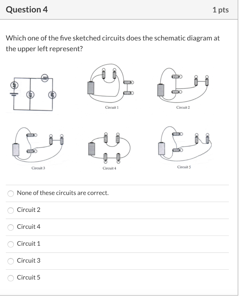 Solved Question 2 1 pts In which one of the following | Chegg.com