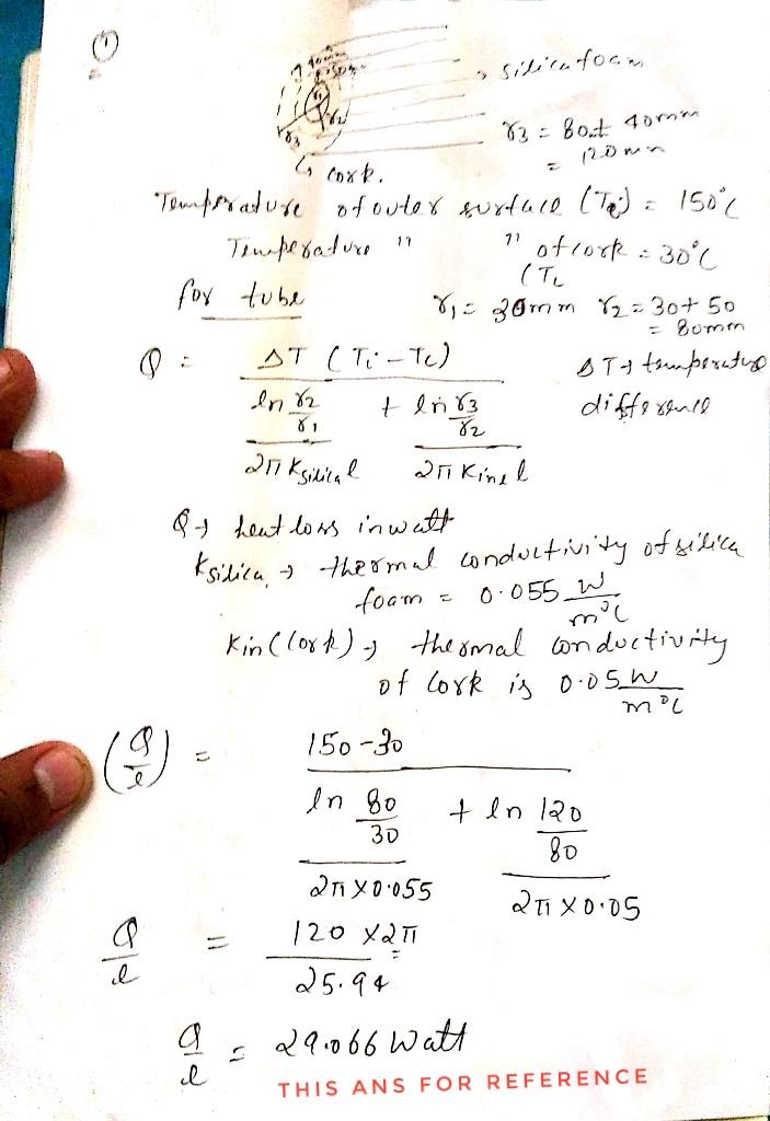 Solved EASE DO THIS QUESTION A tabe of 60 mm outer diameter | Chegg.com