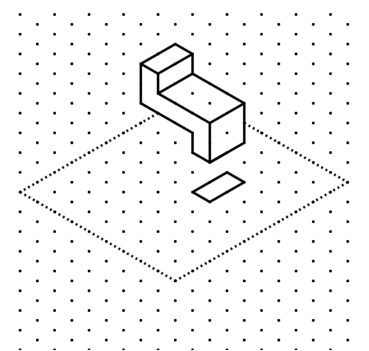 Solved Draw the reflected image of the object below across | Chegg.com