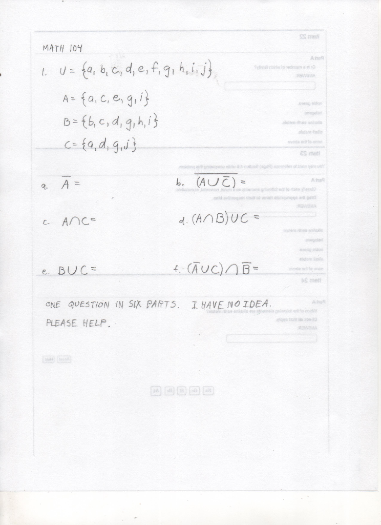 S Me Math 104 Anes Io E L J Wa Fa C E Gi B B E D Chegg Com