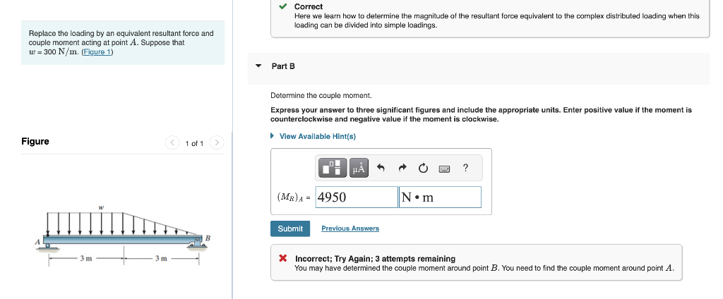 Solved Correct Here we learn how to determine the magnitude | Chegg.com