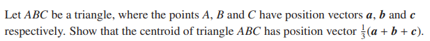 Solved Let ABC be a triangle, where the points A,B and C | Chegg.com