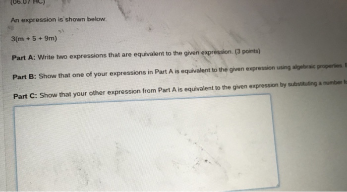 solved-06-07-hc-an-expression-is-shown-below-3-m-5-9m-chegg