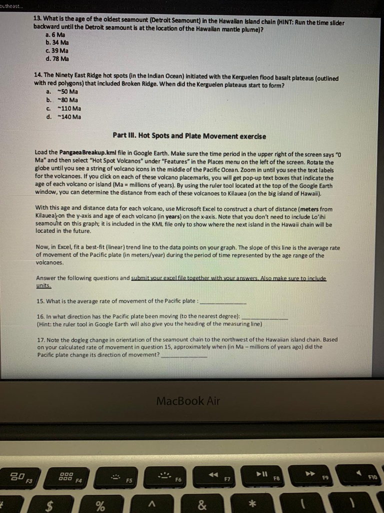 Causes of plate movement worksheet picture