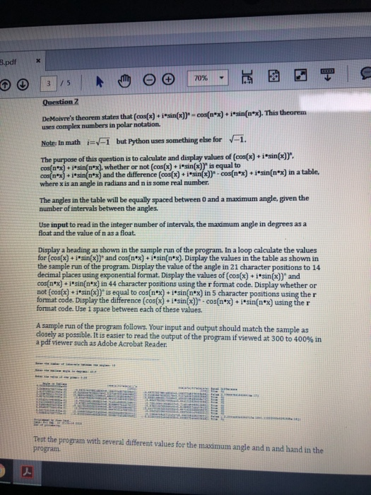 Solved Question 1 The purpose of this question is to write a | Chegg.com