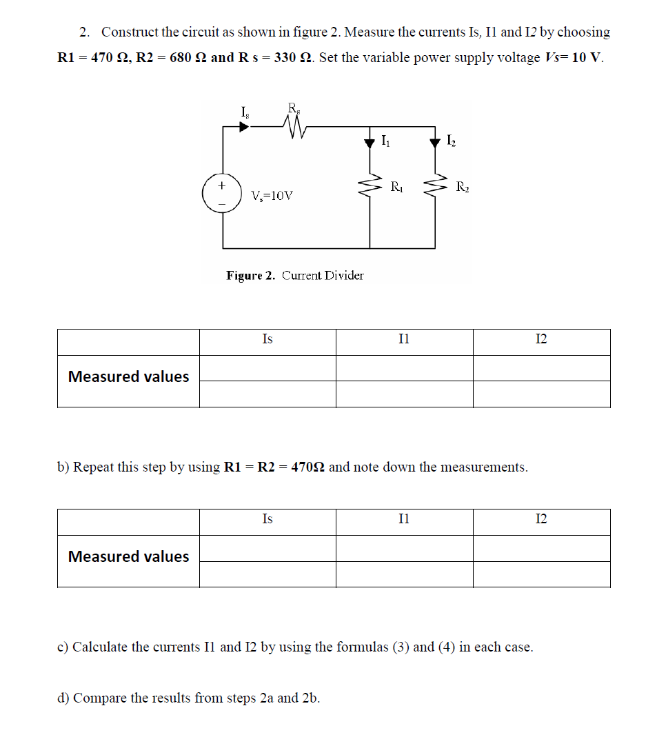 Solved 2. Construct the circuit as shown in figure 2. | Chegg.com