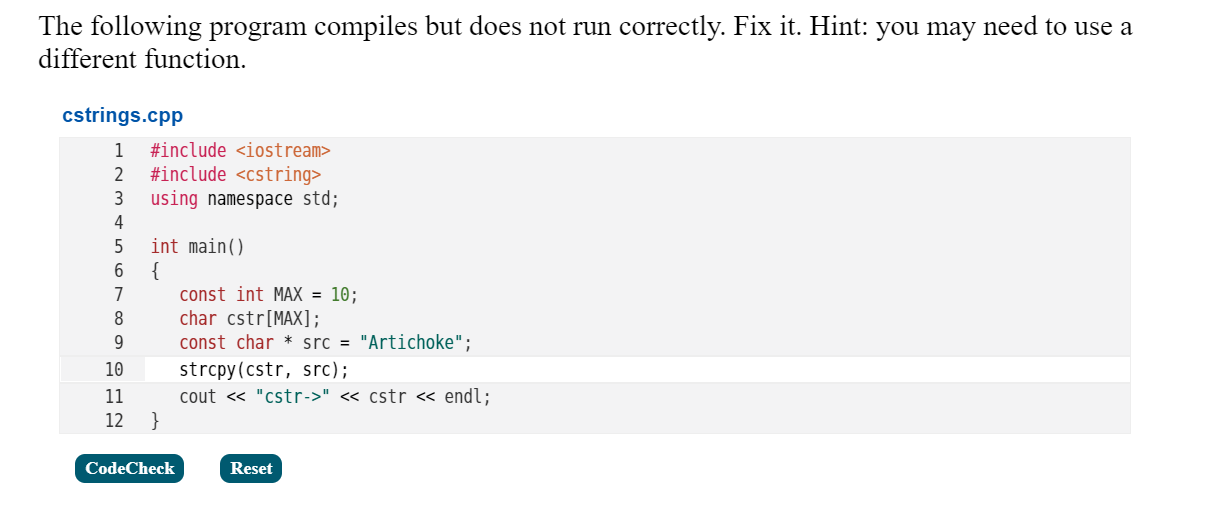Solved The following code doesn't always work. Can you fix | Chegg.com