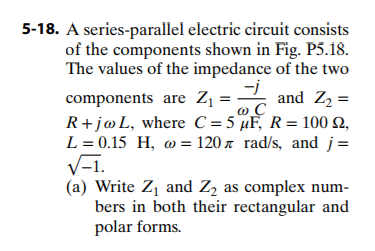 Solved 5 18 A Series Parallel Electric Circuit Consists Chegg Com