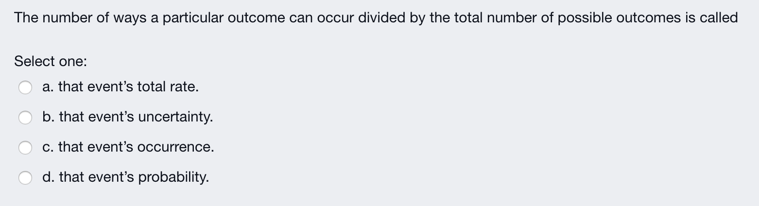 Solved When unusual events occur (e.g., you recover from a | Chegg.com