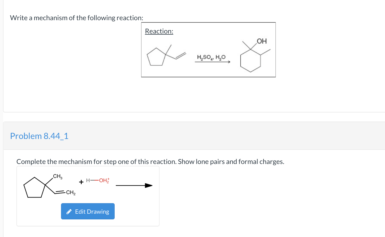 Solved Write A Mechanism Of The Following Reaction: Problem | Chegg.com ...