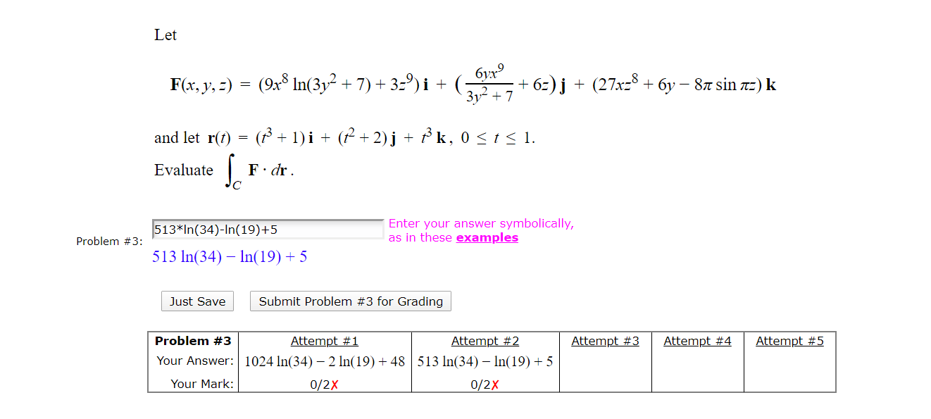 Solved Let Byr F X Y Z 9x8 Ln 3y2 7 3 9 I 6 Chegg Com