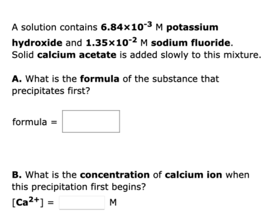 Solved A Solution Contains 776×10−3m Magnesium Nitrate And 9996