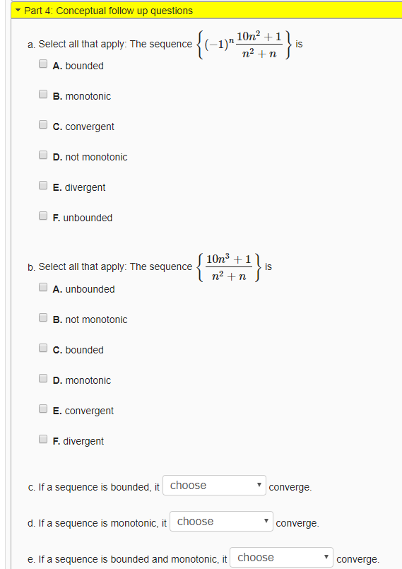 Solved 5n+1 Consider the sequence {an} = { 5n 5n 5 n+1) . | Chegg.com