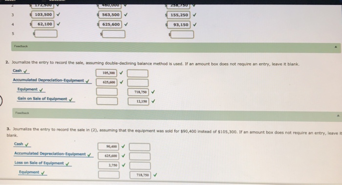 Solved Depreciation By Two Methods; Sale Of Flxed Asset New | Chegg.com