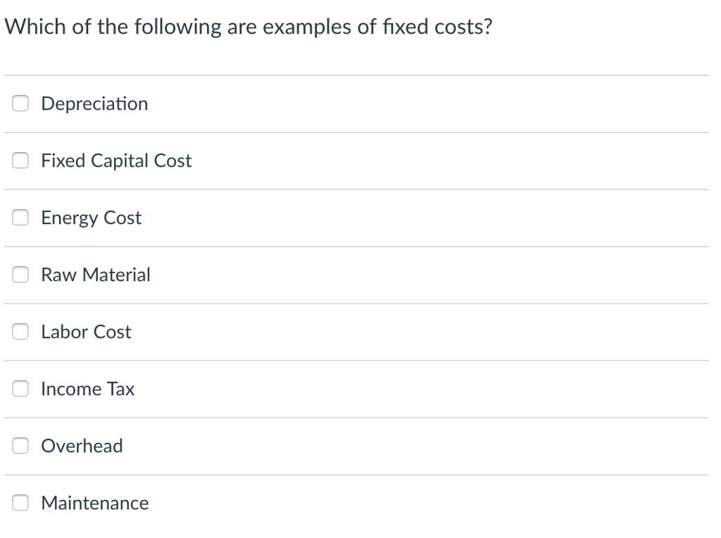 solved-which-of-the-following-are-examples-of-fixed-costs-chegg