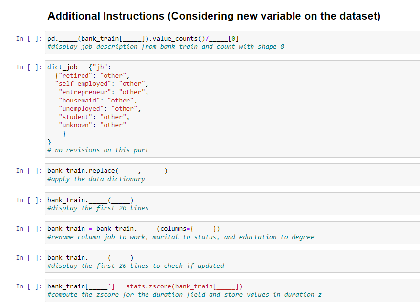 Solved Additional Instructions (Considering new variable on | Chegg.com