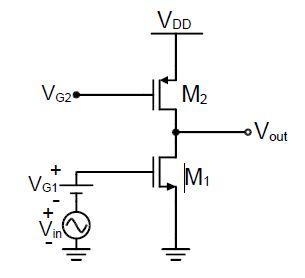 Solved A MOSFET amplifier schematic is shown below with VDD | Chegg.com