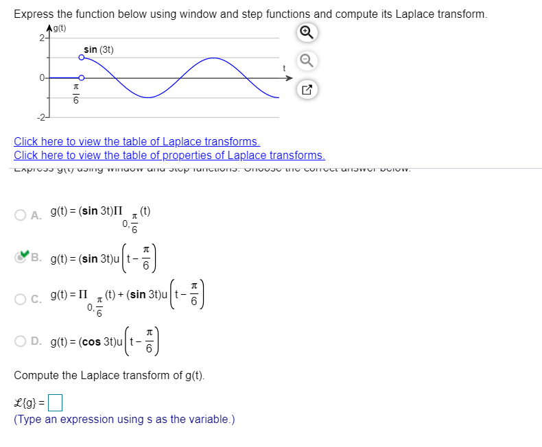 Solved Express the function below using window and step | Chegg.com