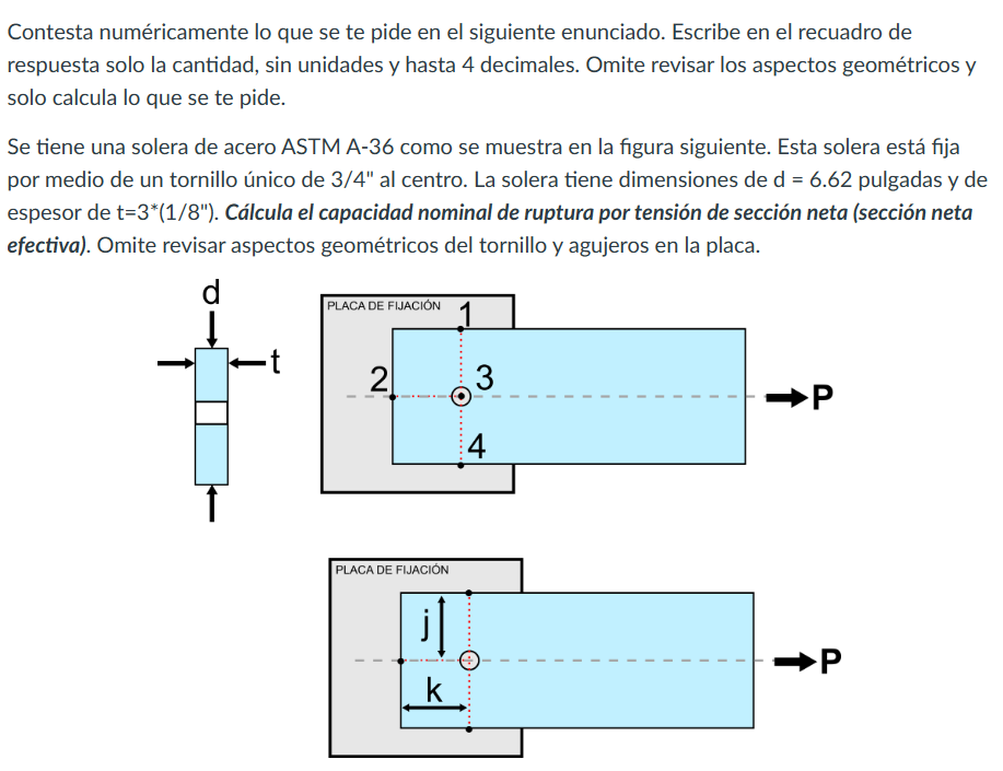 Contesta numéricamente lo que se te pide en el siguiente enunciado. Escribe en el recuadro de respuesta solo la cantidad, sin