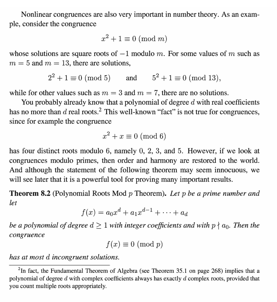 Solved Give a proof of ”polynomial root Mod p theorem” | Chegg.com