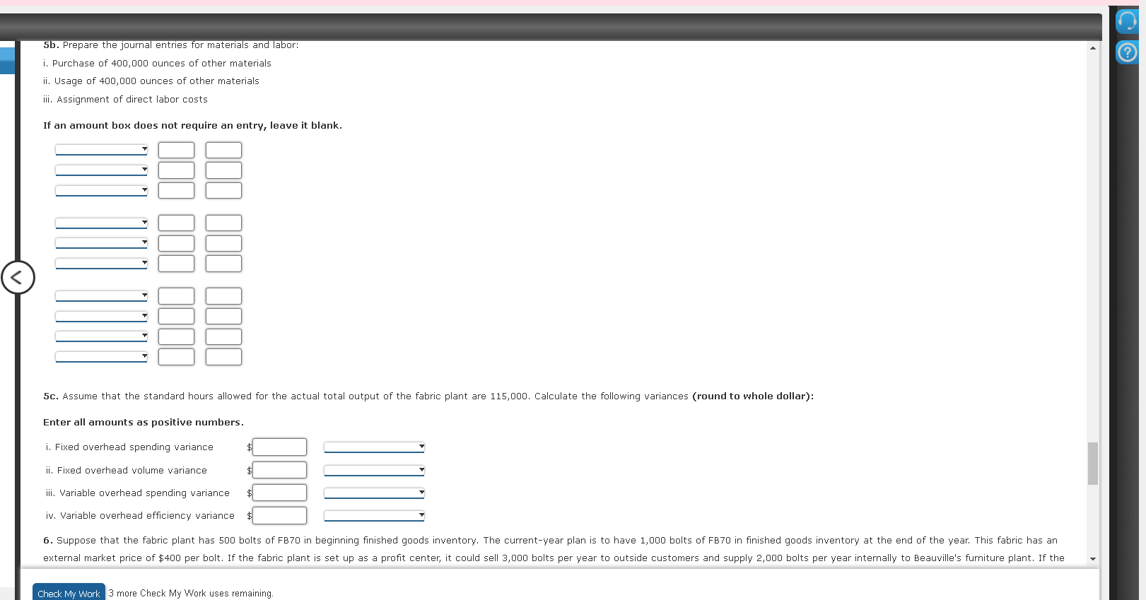 Solved PLEASE ONLY SOLVE FOR QUESTION #5 B !!! I can figure | Chegg.com