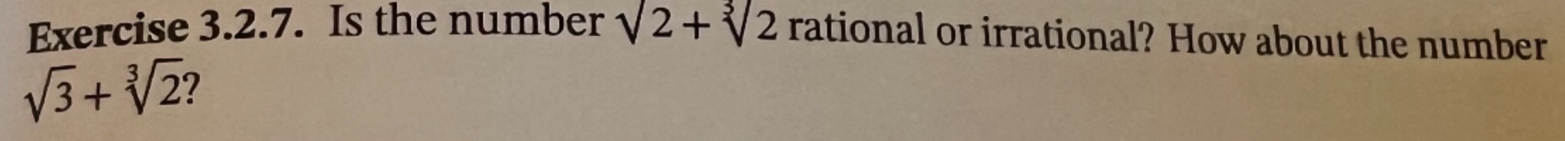 3 root 23 root 23 is a rational or irrational number