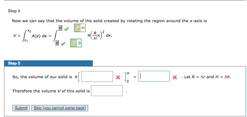 Solved Find The Volume V Of The Described Solid S A Righ Chegg Com