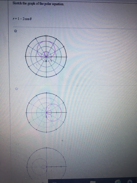 Solved Sketch the graph of the polar equation. Sketch the | Chegg.com