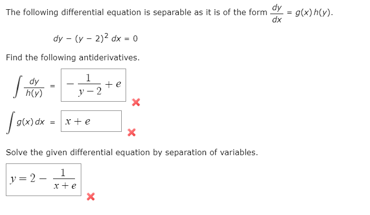 solved-the-following-differential-equation-is-separable-as-chegg