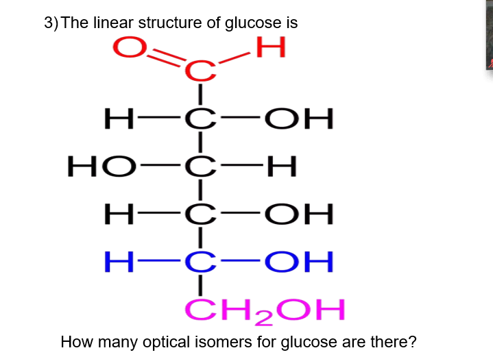 structure of glucose