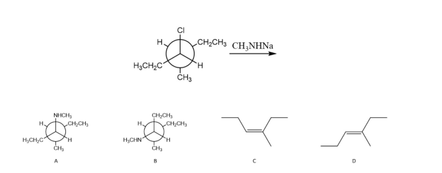 Solved H CH2CH3 CH3NHNa H3CH2C H CH3 NHCH, CH2CH3 CH2CH3 | Chegg.com