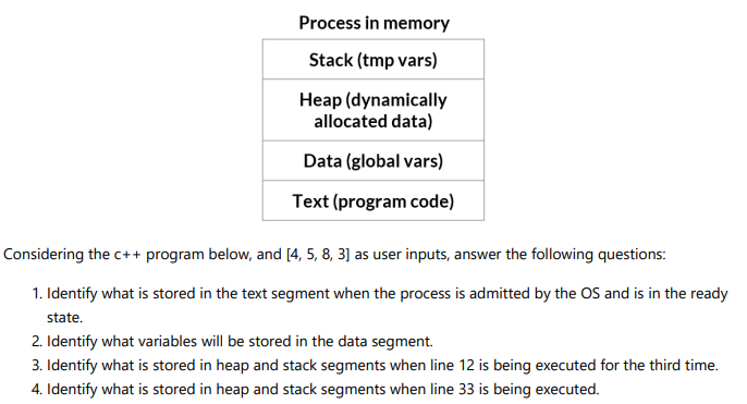 Solved int *P; 1 #include 2 using namespace std; 3 4 int | Chegg.com