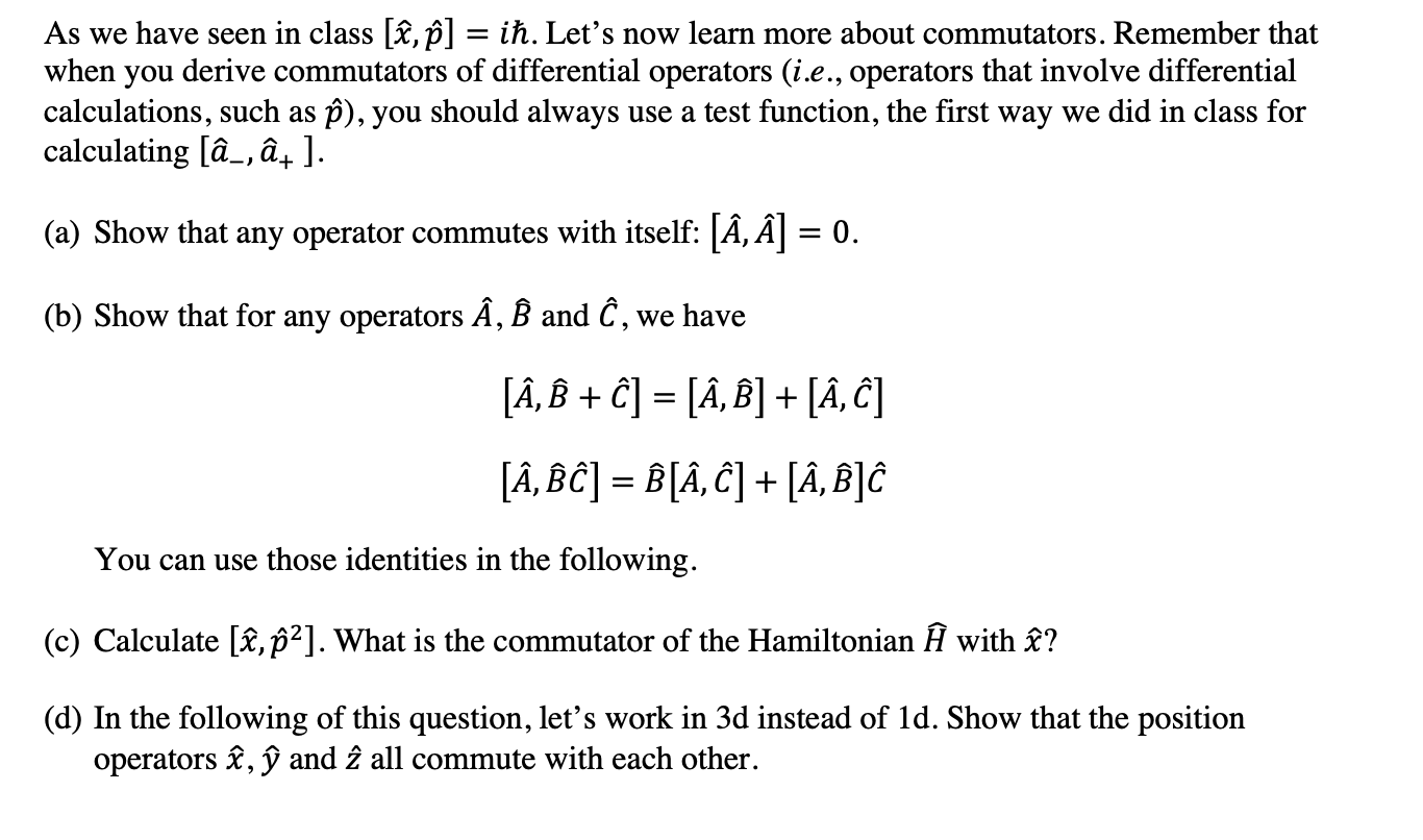 Solved As We Have Seen In Class L Iħ Let S Now Lea Chegg Com