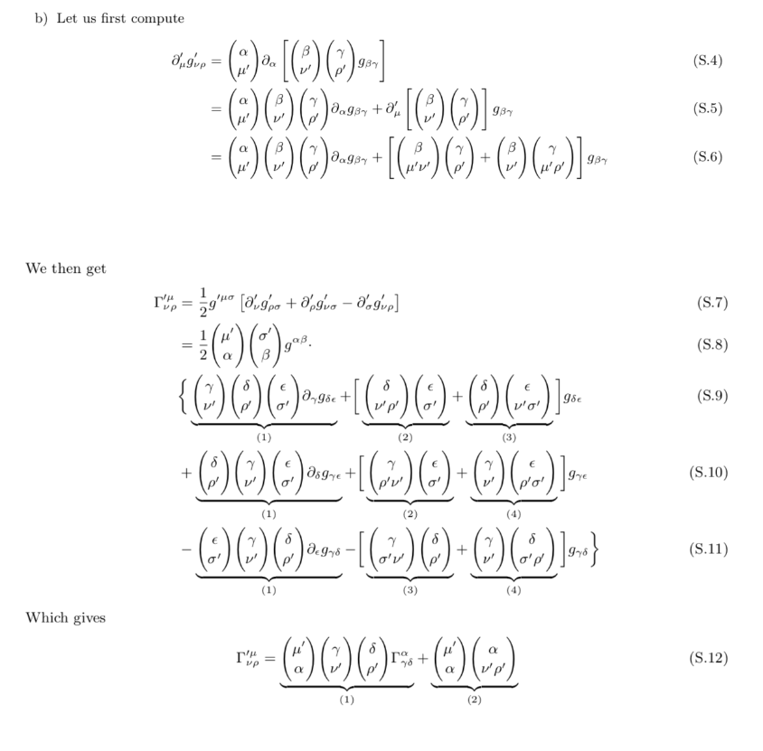 Solved Setup: Consider a general coordinate transformation | Chegg.com
