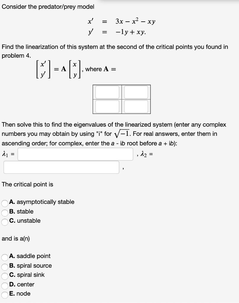 Solved Math 216 Homework WebHW10, Problem 4 Consider The | Chegg.com