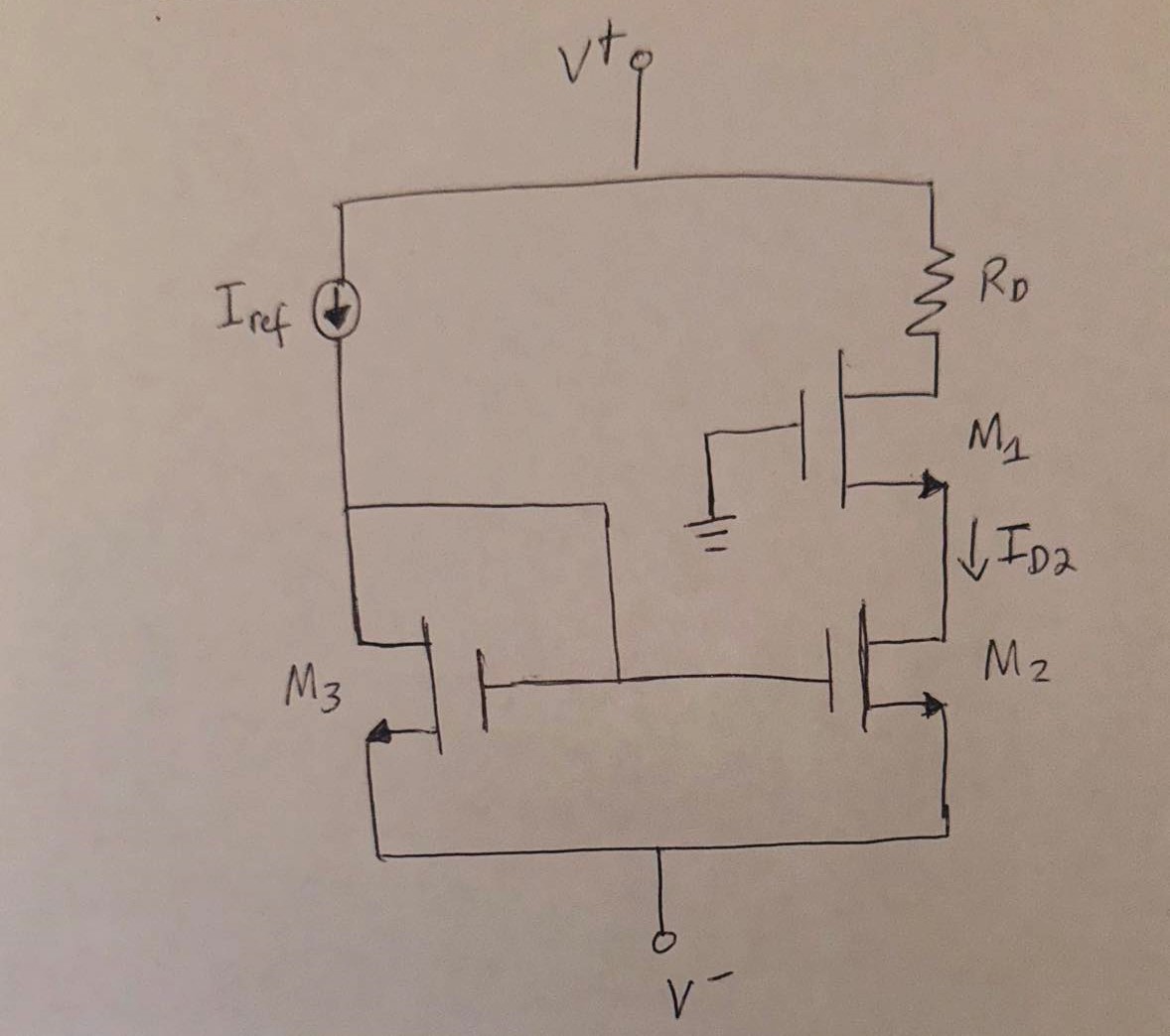 Solved Question \2) All transistors in the currentsource