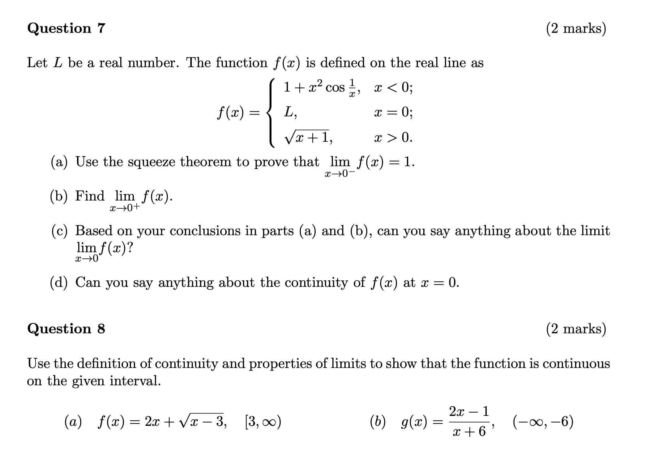 solved-let-l-be-a-real-number-the-function-f-x-is-defined-chegg