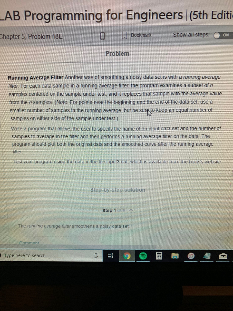 The question is from Matlab for Engineers 5th Ed. | Chegg.com