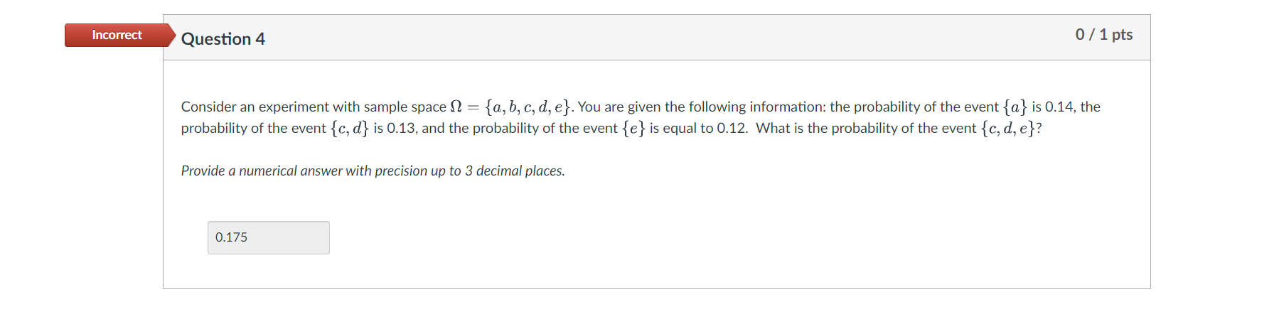 Solved Consider an experiment with sample space | Chegg.com