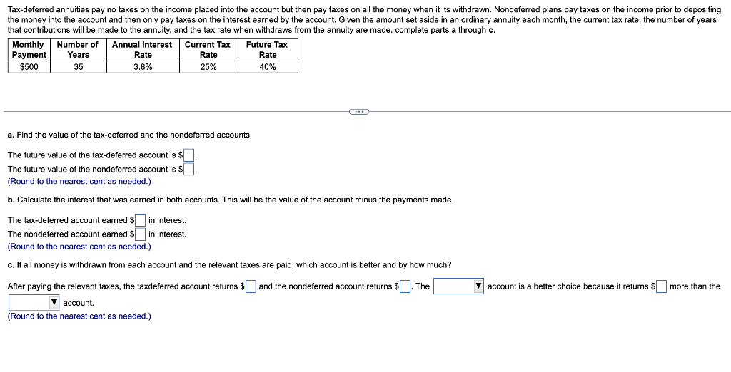 tax-deferred-annuities-pay-no-taxes-on-the-income-chegg
