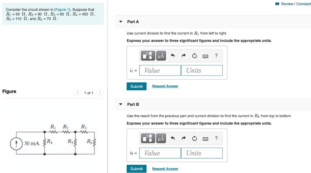 Solved Review Constant Consider The Circuit Shown In Chegg Com