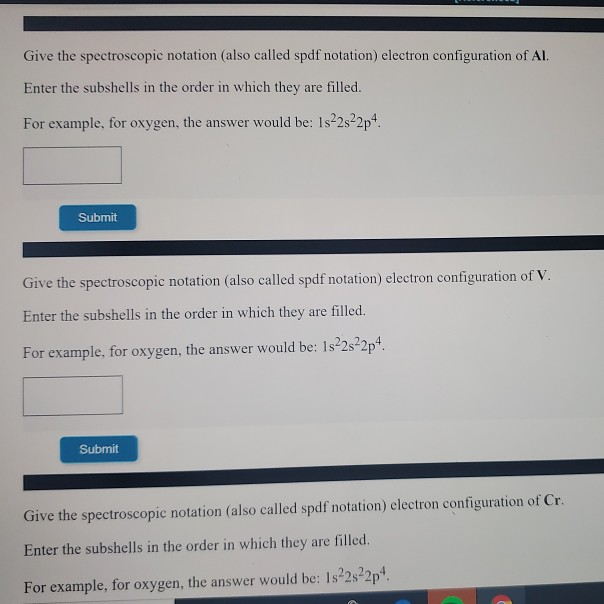Solved: [References) EXERCISE Electron Configurations: Spd ...