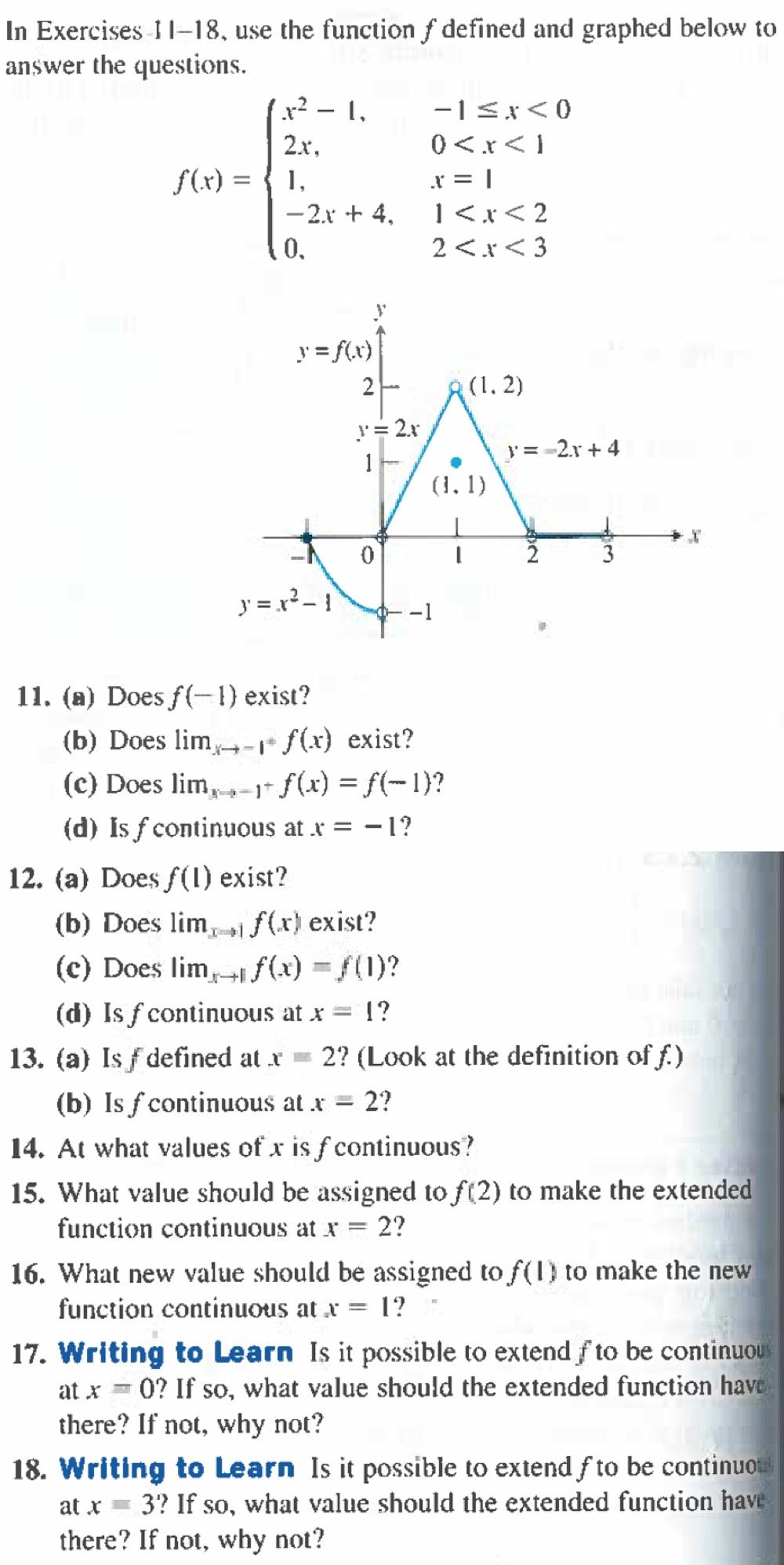 Solved In Exercises 11-18, use the function f defined and | Chegg.com