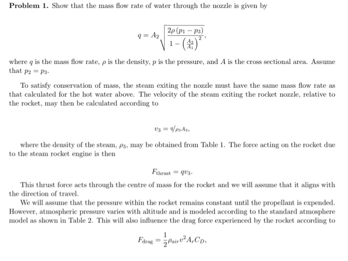 Solved Hey, just need a python program for Force thrust and | Chegg.com
