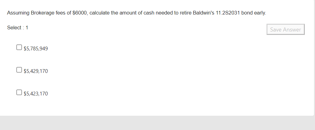 Assuming Brokerage Fees Of $6000, Calculate The | Chegg.com